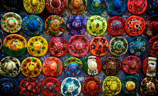 Decorated hats, Mexico