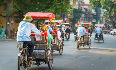 Rickshaw driver, Hanoi