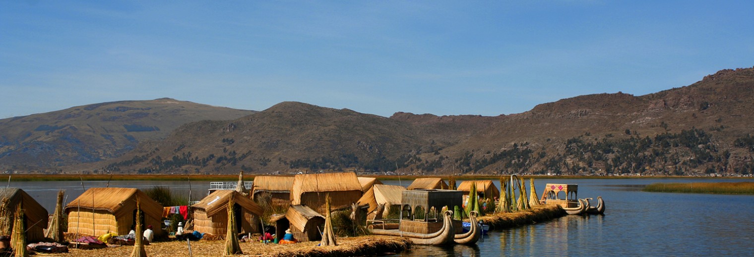 Floating Uros Islands, Lake Titicaca, Peru