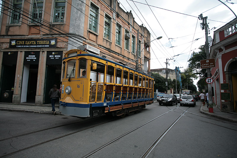 Santa Teresa tram Rio Brazil Llama Travel