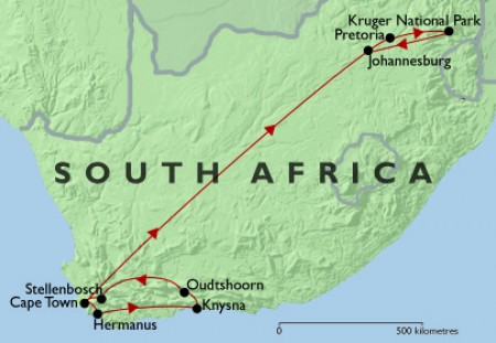 Cape Town & The Garden Route + Rovos Rail + Kruger Safari