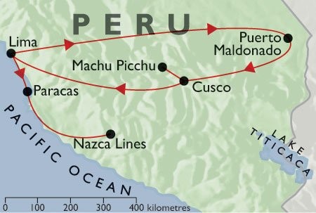 Incas & Conquistadors + The Jungle + Inca Trail + Pacific Coast